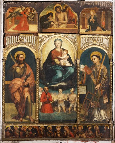 Polittico della Madonna della Neve e Bambino da Unknown artist