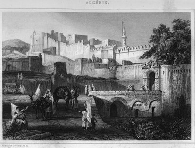 Porta Bab-Azoun ad Algeri, un forte occupato dalla divisione di Escars durante la conquista dell
