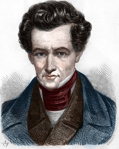 Ritratto di Armand Carrel (1800-1836), giornalista francese. da Unknown artist