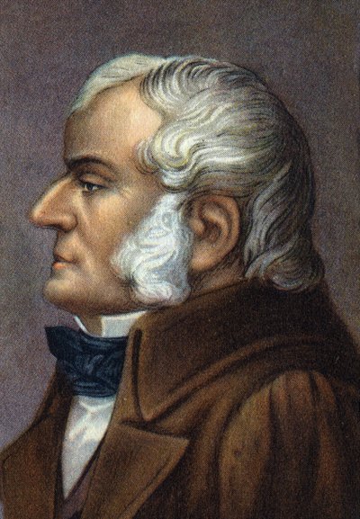 Ritratto di John Dalton, fisico e chimico inglese. da Unknown Artist