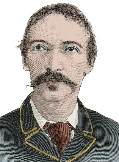 Ritratto di Robert Louis Stevenson (1850-1894) - scrittore britannico da Unknown artist