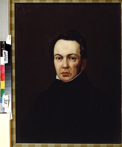 Ritratto dello scrittore, orientalista e giornalista Osip Senkovsky (1800-1858) da Unknown artist