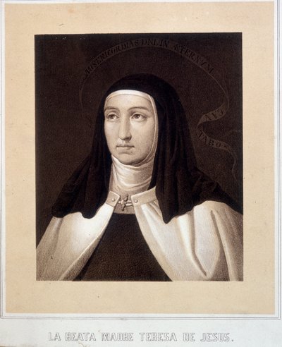 Ritratto in busto di Santa Teresa di Gesù (o Santa Teresa d