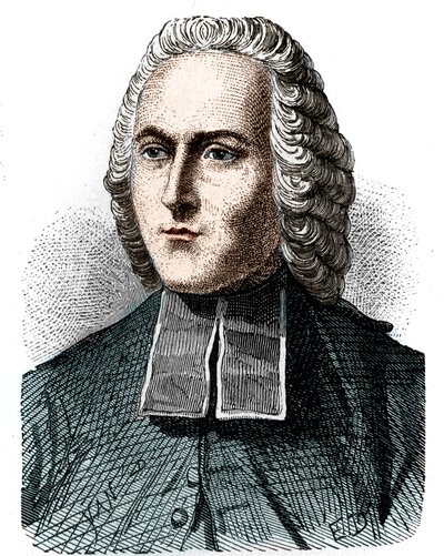 Ritratto di Abate Jean Antoine Nollet (1700 - 1770), fisico francese - in 