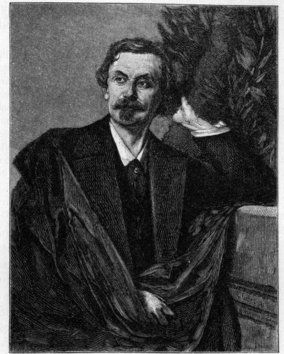 Ritratto di Adolf Friedrich, Graf von Schack (1815-1894) poeta tedesco da Unknown artist