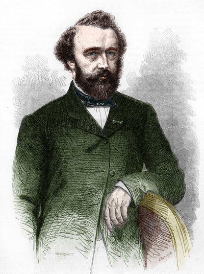Ritratto di Adolphe Sax, inventore del sassofono (1814-1894) da Unknown artist