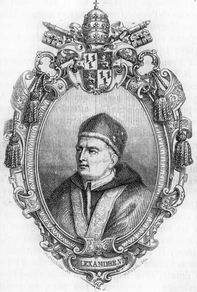 Ritratto di Alessandro VI (1431-1503). da Unknown artist