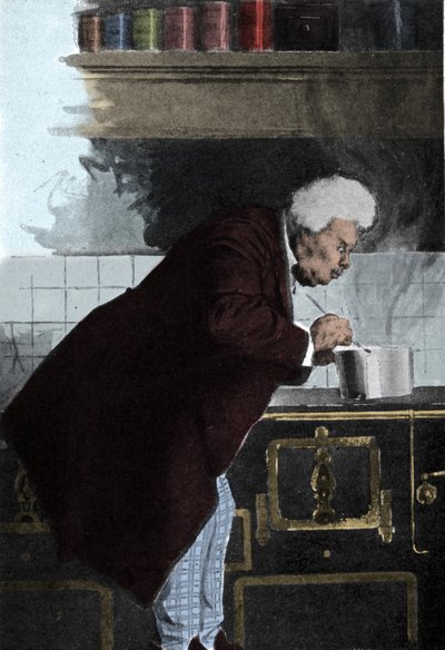 Ritratto di Alexandre Dumas padre (1802 - 1870) nei forni da Unknown artist