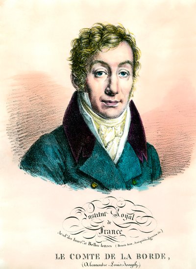 Ritratto di Alexandre Louis Joseph, Conte di Laborde, archeologo e politico francese da Unknown artist