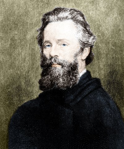 Ritratto del poeta e romanziere americano Herman Melville da Unknown artist
