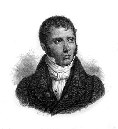 Ritratto di Andre Marie Jean Jacques (Jean-Jacques) Dupin (1783-1865) (Dupin aine), magistrato e politico francese, incisione del XIX secolo da Unknown artist