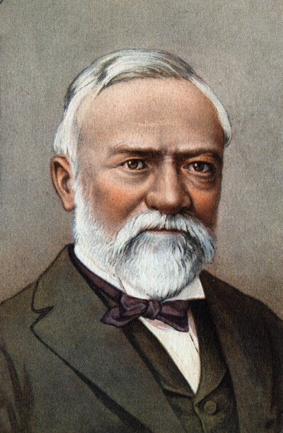 Ritratto di Andrew Carnegie . da Unknown Artist