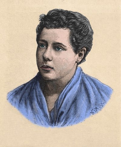 Ritratto di Annie Besant, teosofa, femminista e scrittrice britannica da Unknown artist