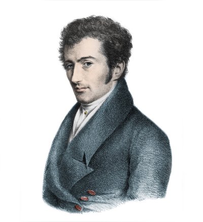 Ritratto di Anselm Huttenbrenner (1794-1868) compositore austriaco da Unknown artist
