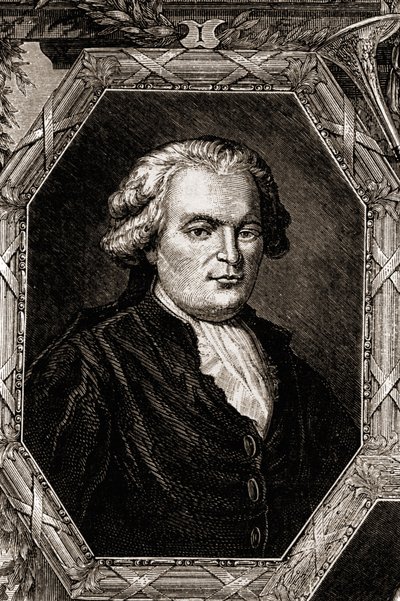Ritratto di Anthelme Brillat-Savarin. Magistrato e scrittore francese (1755 - 1826), autore della 