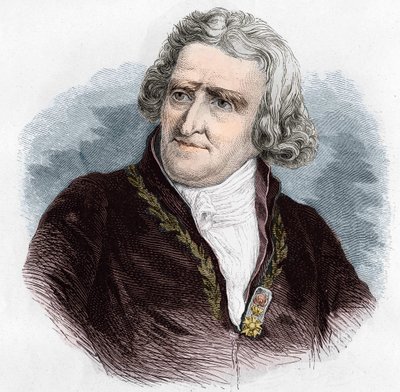 Ritratto di Antoine Augustin Parmentier (1737-1813), farmacista militare e agronomo francese. Incisione del 1866 da Unknown artist