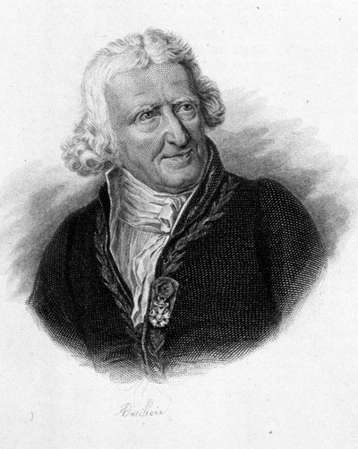 Ritratto di Antoine Augustin Parmentier - in "Ritratti di uomini utili" da Unknown artist