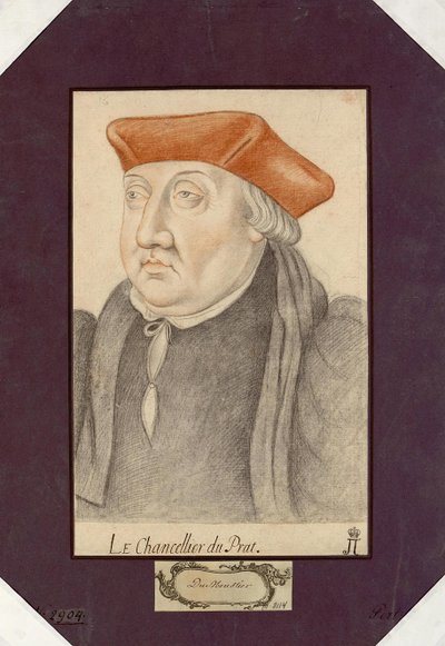 Ritratto di Antoine Duprat da Unknown artist