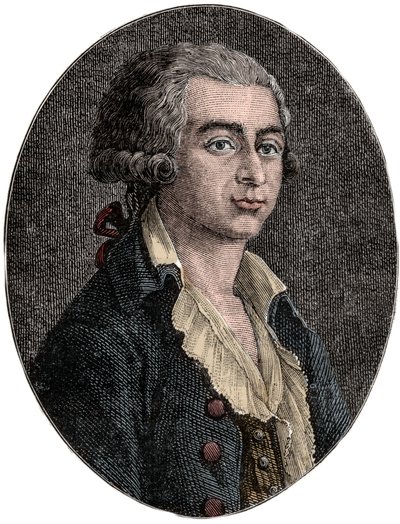 Ritratto di Antoine Joseph Gorsas (1752-1793) giornalista e politico francese da Unknown artist