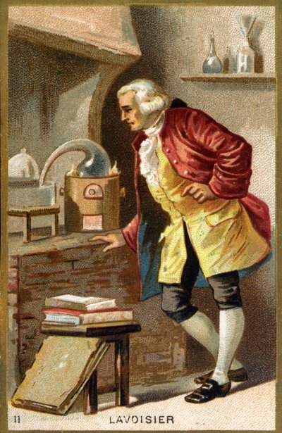 Ritratto di Antoine Laurent de Lavoisier (1743 - 1794), chimico francese. da Unknown artist