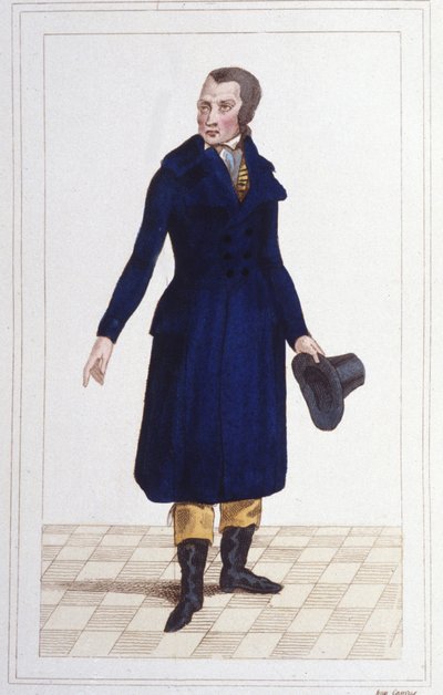 Ritratto di Antoine Quentin Fouquier Tinville (1746 - 1795), magistrato e politico francese incisione del 1830 da Unknown artist