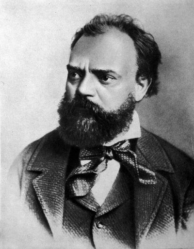 Ritratto di Anton (Antonin) Dvorak (1841 - 1904), compositore ceco da Unknown artist
