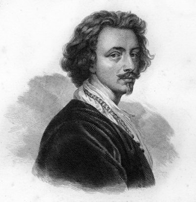 Ritratto di Anton (Antoon o Anthony) van Dyck, pittore e incisore fiammingo (1599-1641) da Unknown artist