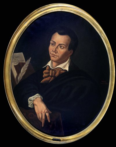 Ritratto di Antonin Carême (1783 - 1833) cuoco - Dipinto, al. Fondation Escoffier da Unknown artist