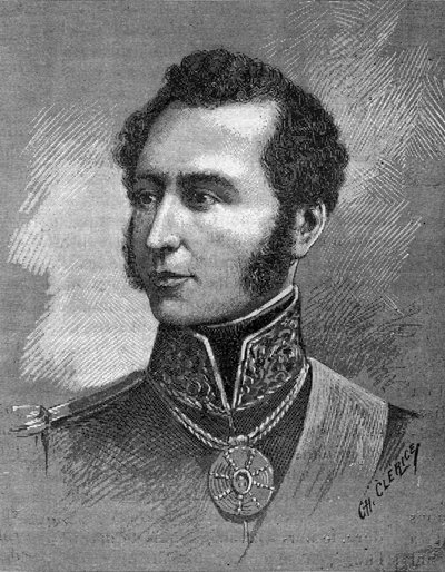 Ritratto di Antonio Jose de Sucre (1795-1830) - leader dell