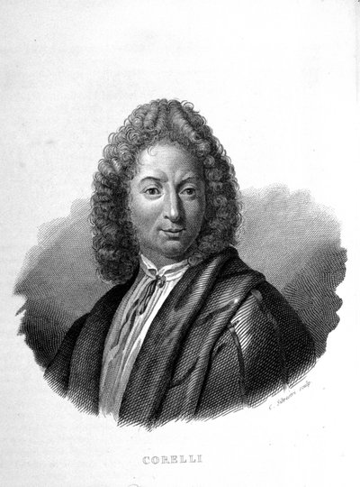 Ritratto di Arcangelo Corelli (1653 - 1713) da Unknown artist