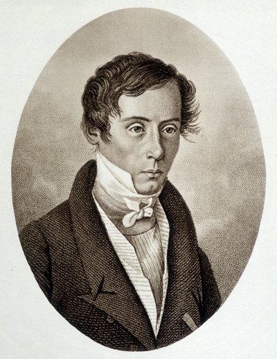 Ritratto di Augustin Fresnel (1788-1827), fisico francese da Unknown artist