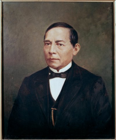 Ritratto di Benito Pablo Juarez (1806-1872) statista e rivoluzionario messicano da Unknown artist