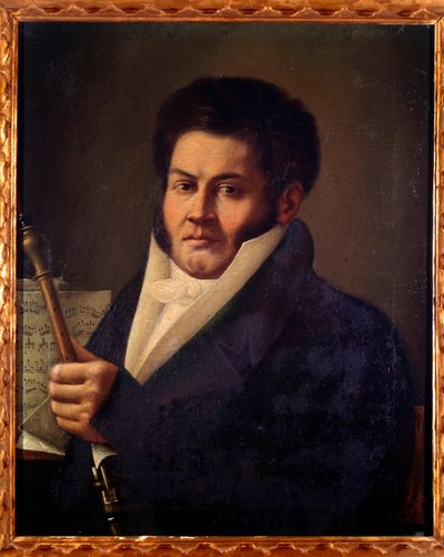 Ritratto di Baldassare Centroni, oboista italiano da Unknown artist
