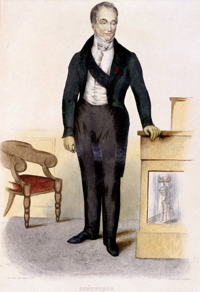 Ritratto del Barone Guillaume Dupuytren (1777-1835), chirurgo francese. Incisione del 1844. da Unknown artist