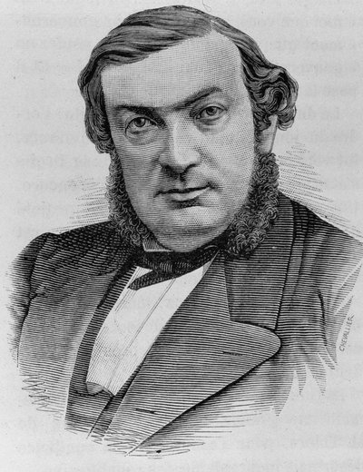 Ritratto di Batbie. Incisione della fine del XIX secolo in "Histoire de France" di H. Martin da Unknown artist