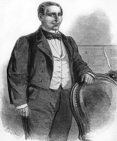 Ritratto di Benito Pablo Juárez, politico messicano di origine indiana (1806-1872), presidente della Repubblica Messicana nel 1858 da Unknown artist