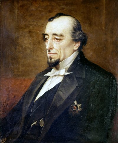 Ritratto di Benjamin Disraeli (Lord Beaconsfield) da Unknown artist