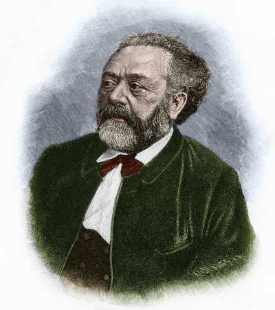 Ritratto di Berthold Auerbach (1812-1882), scrittore tedesco da Unknown artist