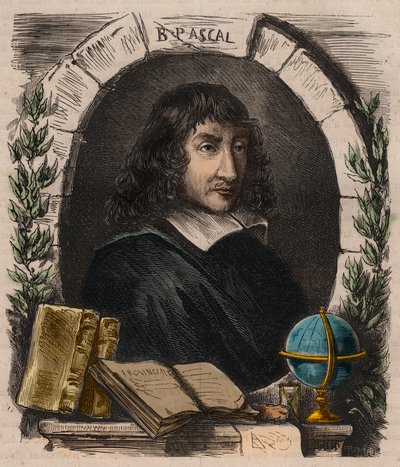 Ritratto di Blaise Pascal (1623-1662), fisico, matematico e scrittore francese incisione del 1879 - Ritratto di Blaise Pascal (1623-1662), matematico e scrittore francese da Unknown artist
