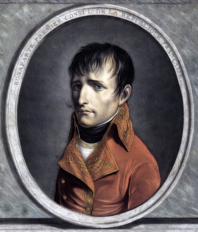 Ritratto di Bonaparte Primo Console della Repubblica Francese. 1801 (anno X) da Unknown artist