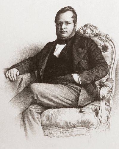 Ritratto di Camillo Benso Conte di Cavour (1810 - 1861) da Unknown artist