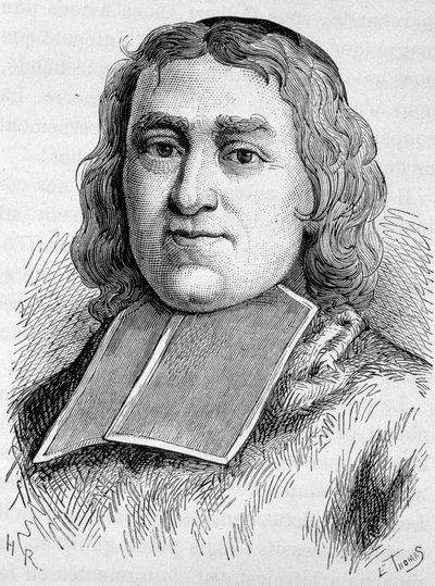Ritratto del Cardinale Fleury (1653 - 1743) (André Hercule de Fleury). Incisione della fine del XIX secolo in “Histoire de France” di H. Martin da Unknown artist