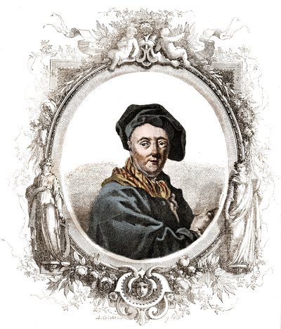 Ritratto di Carle Van Loo, pittore francese. da Unknown artist