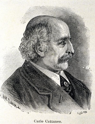 Ritratto di Carlo Cattaneo (1801-1869) da Unknown artist