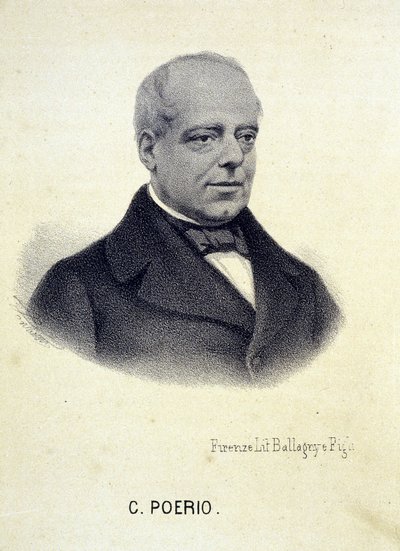 Ritratto di Carlo Poerio (1803-1867), rivoluzionario italiano da Unknown artist