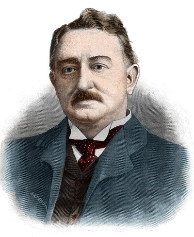 Ritratto di Cecil John Rhodes (1853-1902) uomo d