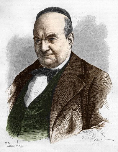 Ritratto di Charles Augustin Sainte-Beuve, scrittore, giornalista e critico letterario da Unknown artist