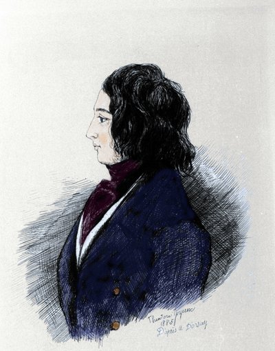Ritratto di Charles Dickens (1812-1870), scrittore inglese da Unknown artist
