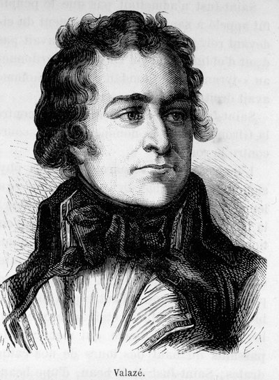 Ritratto di Charles Eleonor Dufriche de Valaze, detto Dufriche-Valaze (1751-1793), politico francese. da Unknown artist