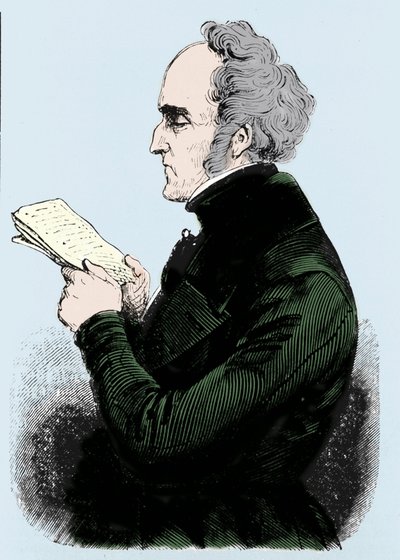 Ritratto di Charles Fourier, teorico socialista francese da Unknown artist